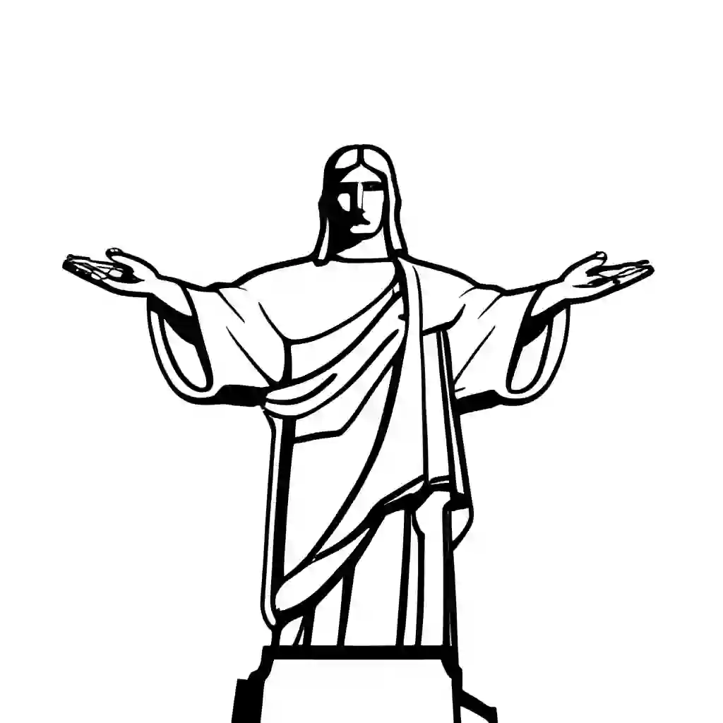 Christ the Redeemer coloring pages
